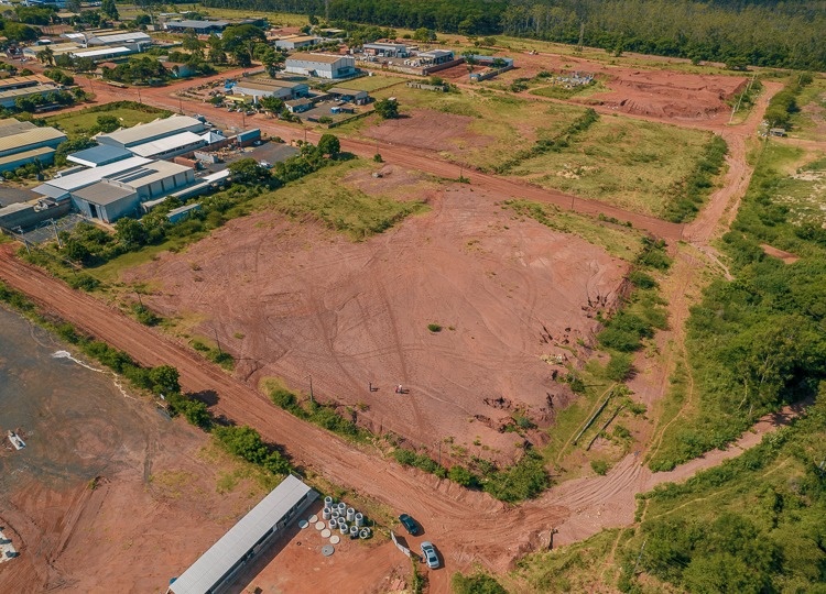 Vista a área de uma das área que serão disponibilizadas para venda no CDA 1 e 2