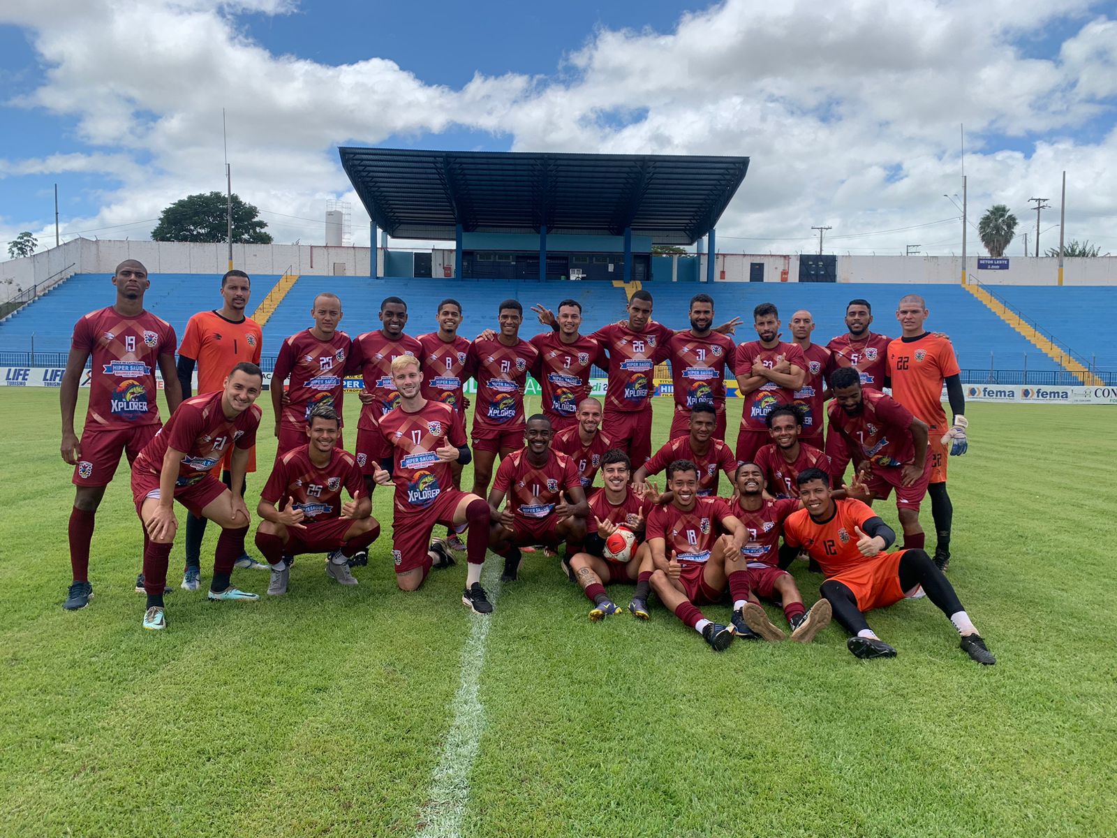 Equipe pronta para encarar o Taquaritinga 