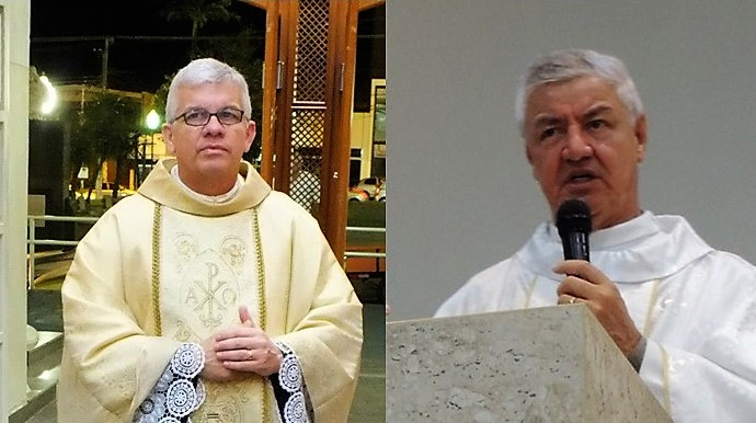 FOTO: Divulgação - Padres de Assis (Oldeir e Maurilio na foto) são condenados pelo Vaticano e perdem a batina após serem acusados de estupro e abuso sexual 