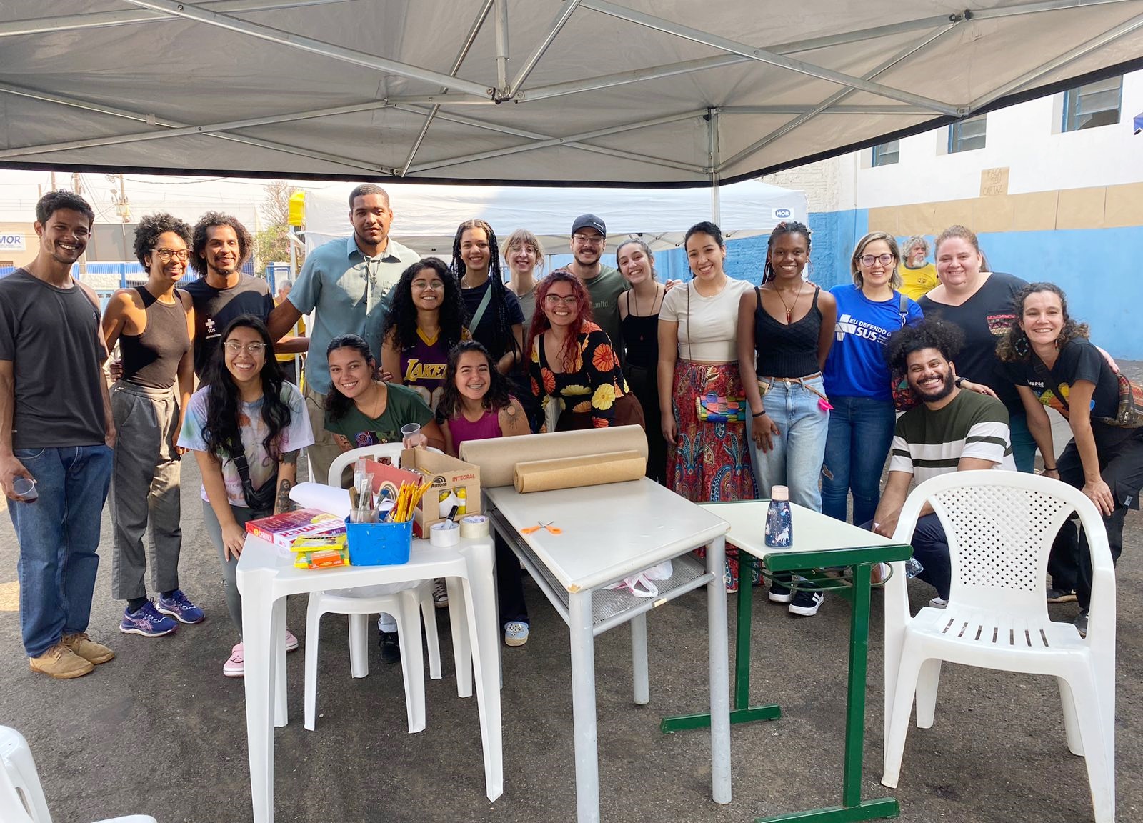 Foto: Comunicação PMA - equipe de gestores e colaboradores que trabalharam na ação PROJETO R.U.A