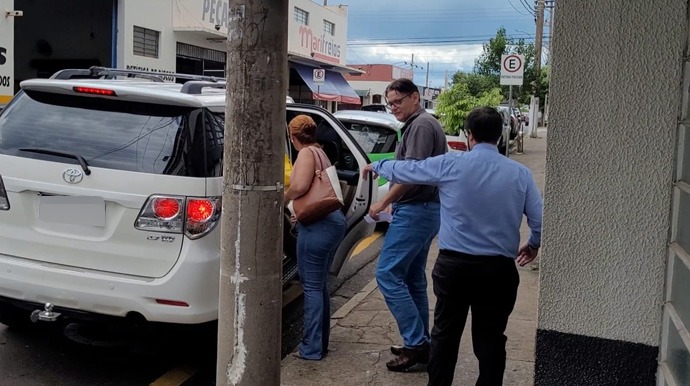 Foto: Divulgação/Cedida - Fernandes após ser liberado na Delegacia de Marília 